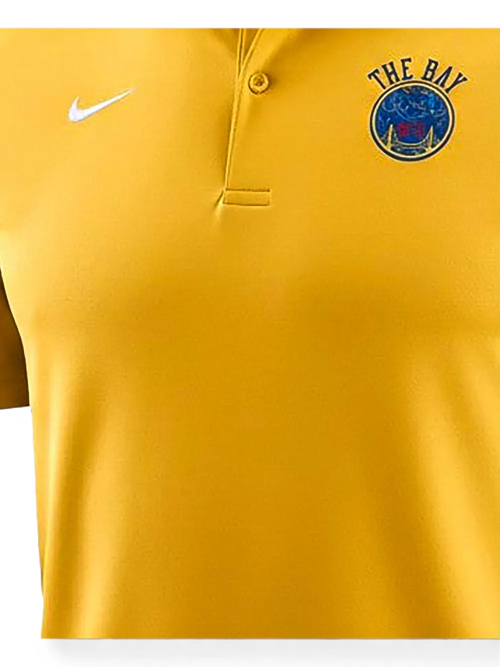 Nike Golden State Warriors poloshirt Geel