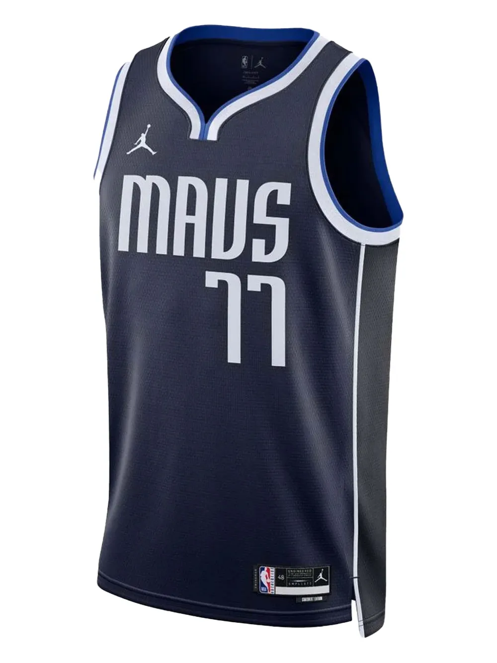 Nike Nba Mavericks Statement Edition 'doncic 77' 22/23 Jersey Tank Top In Blue