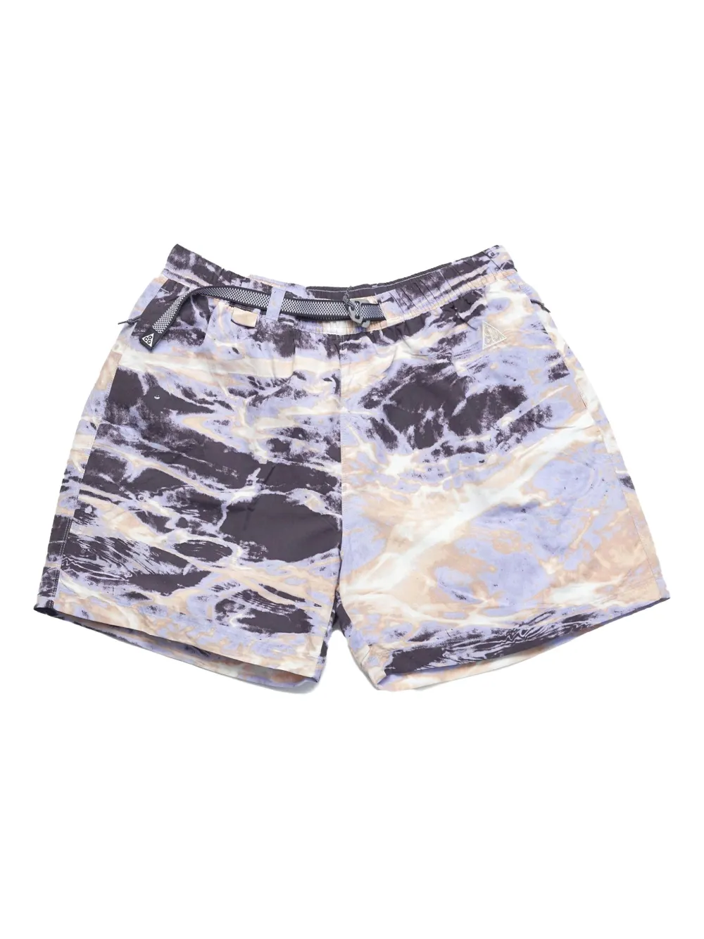 Nike abstract-pattern performance shorts | Purple | Image 1