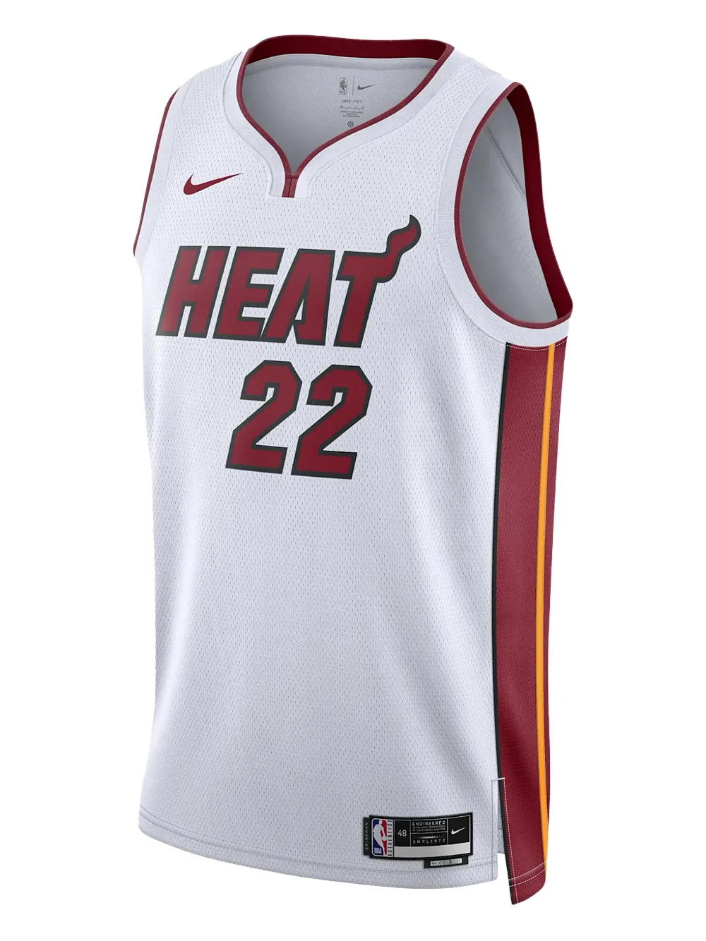 Nike Nba Miami Heat Association Edition 2022/23 Swingman Jersey Tank Top In White