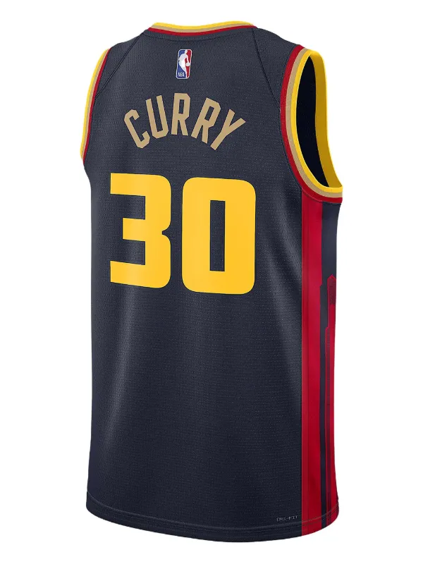 Nike NBA Stephen Curry City Edition Swingman Jersey Blue FARFETCH PH - Main Image