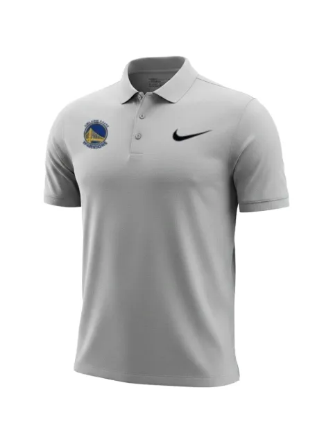 Nike x NBA Golden State Warriors Breathe Heather polo shirt