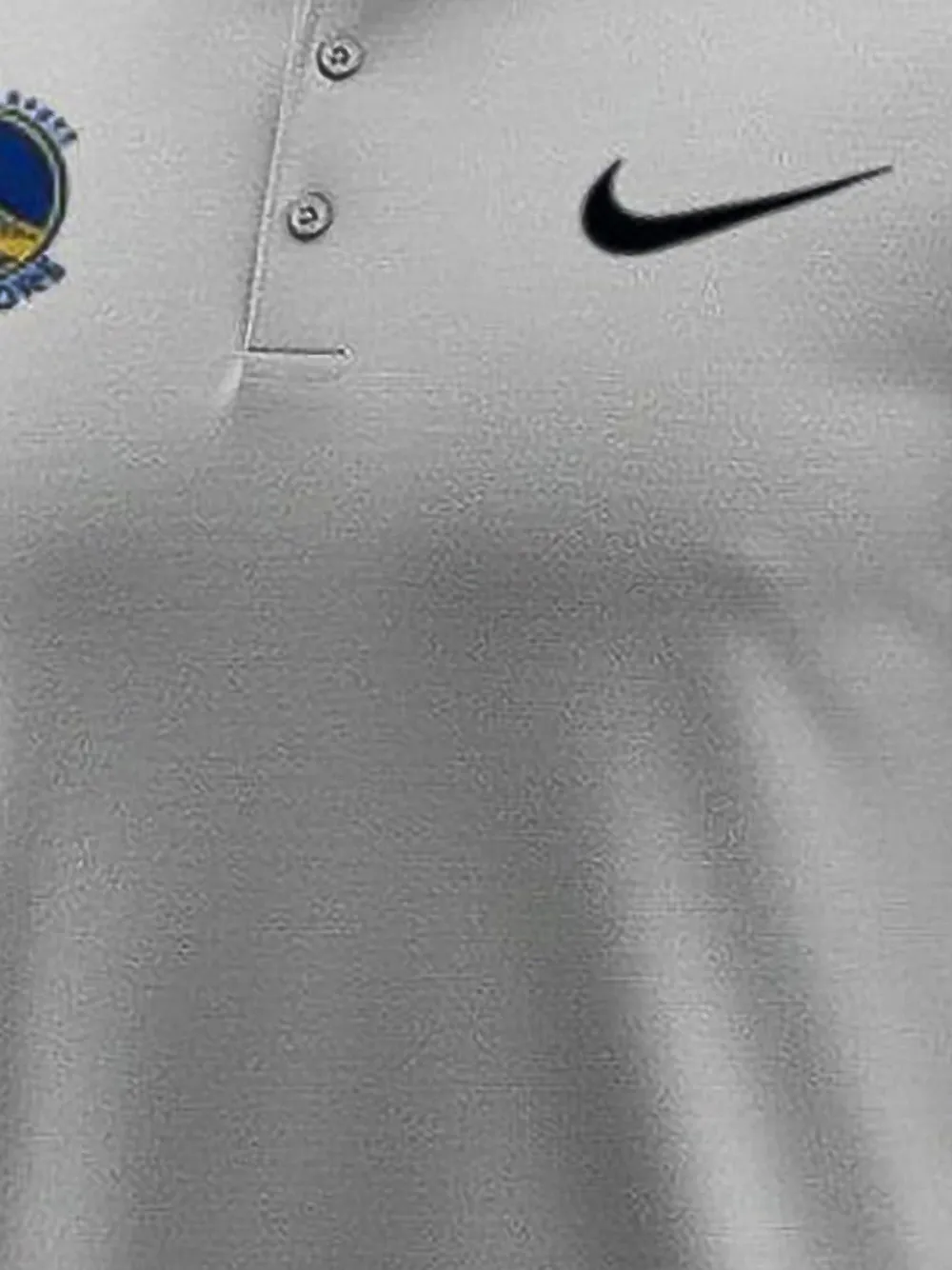 Nike x NBA Golden State Warriors Breathe Heather poloshirt Grijs