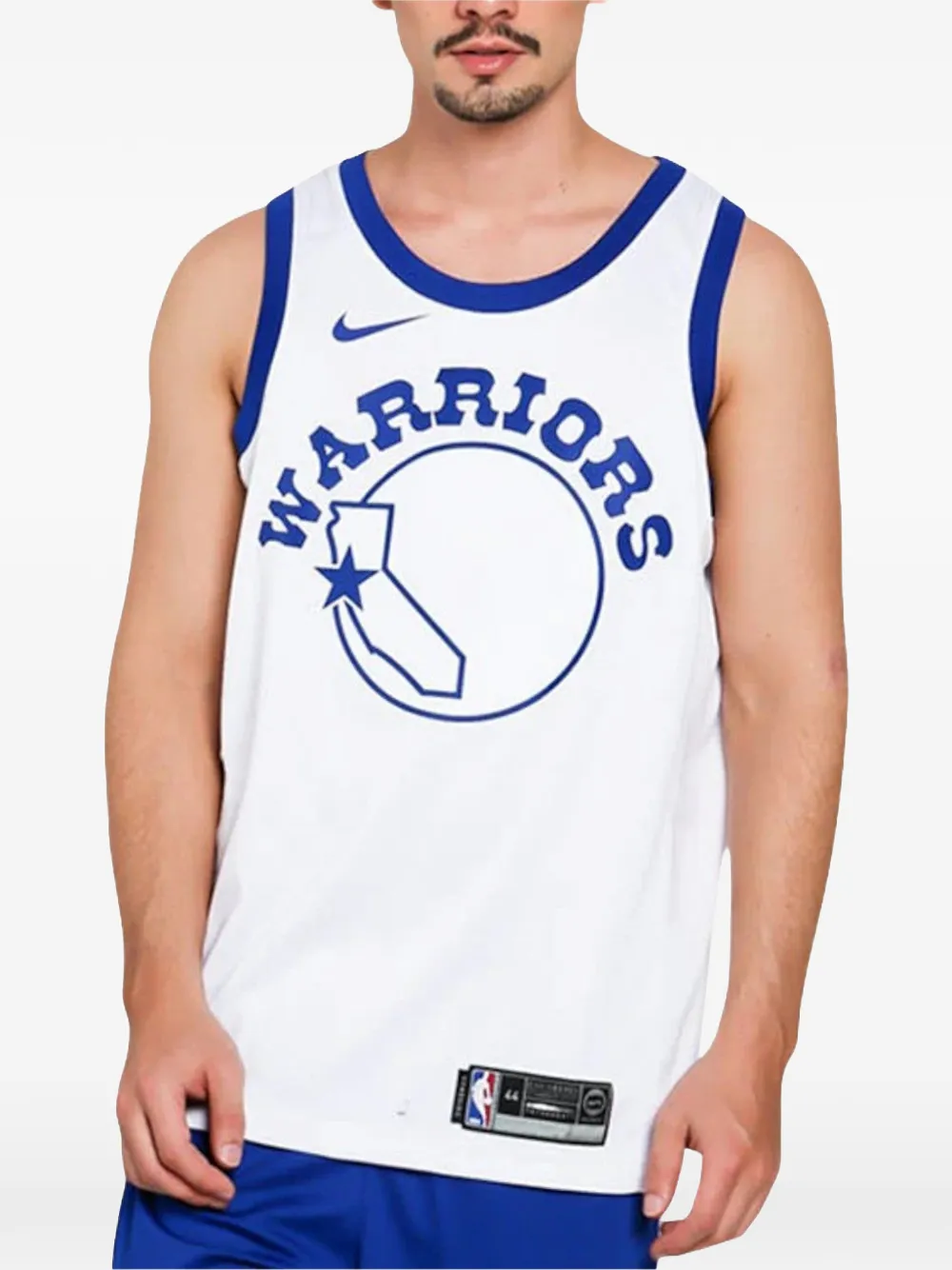 Nike x NBA Golden State Warriors Association Edition Swingman T-shirt Wit