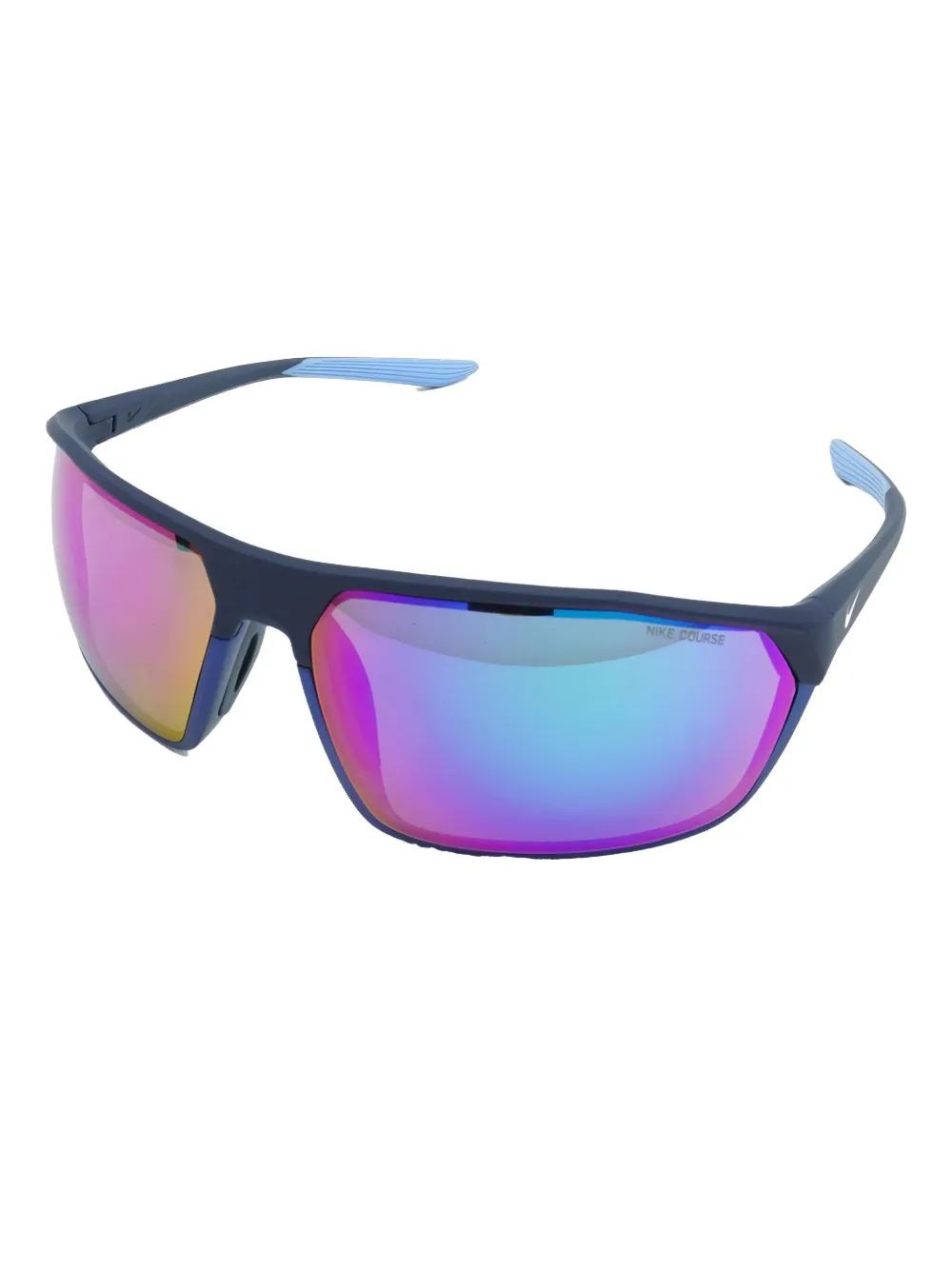 Nike Clash M Rectangle-frame Sunglasses In Blue