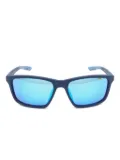 Nike Valiant rectangle-frame sunglasses - Blue