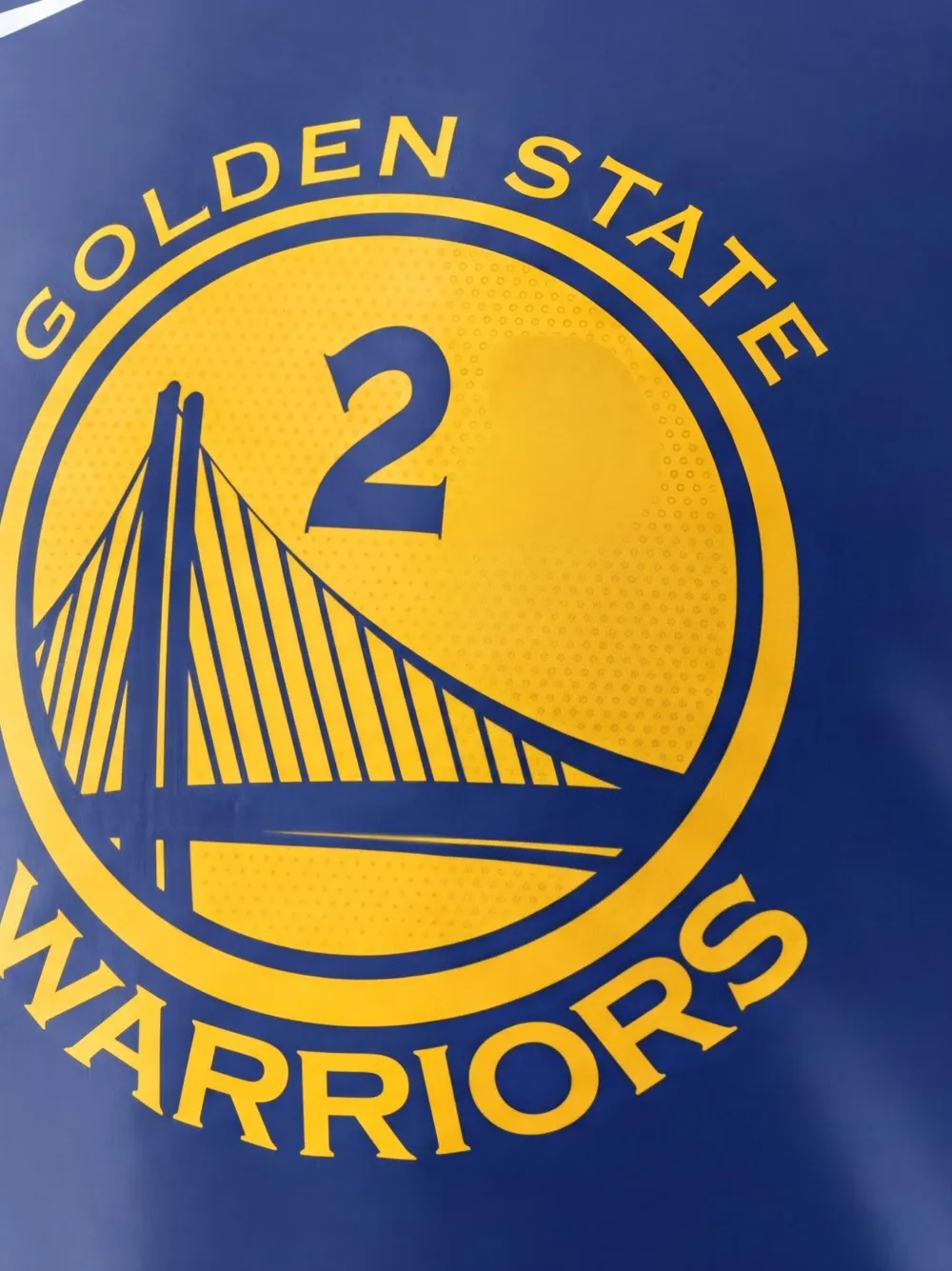 Nike NBA Golden State Warriors Jordan Bell T-shirt Blauw