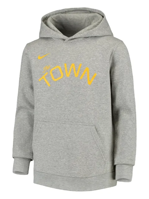 Nike NBA Golden State Warriors Earned Edition Logo Essential pullover hoodie
