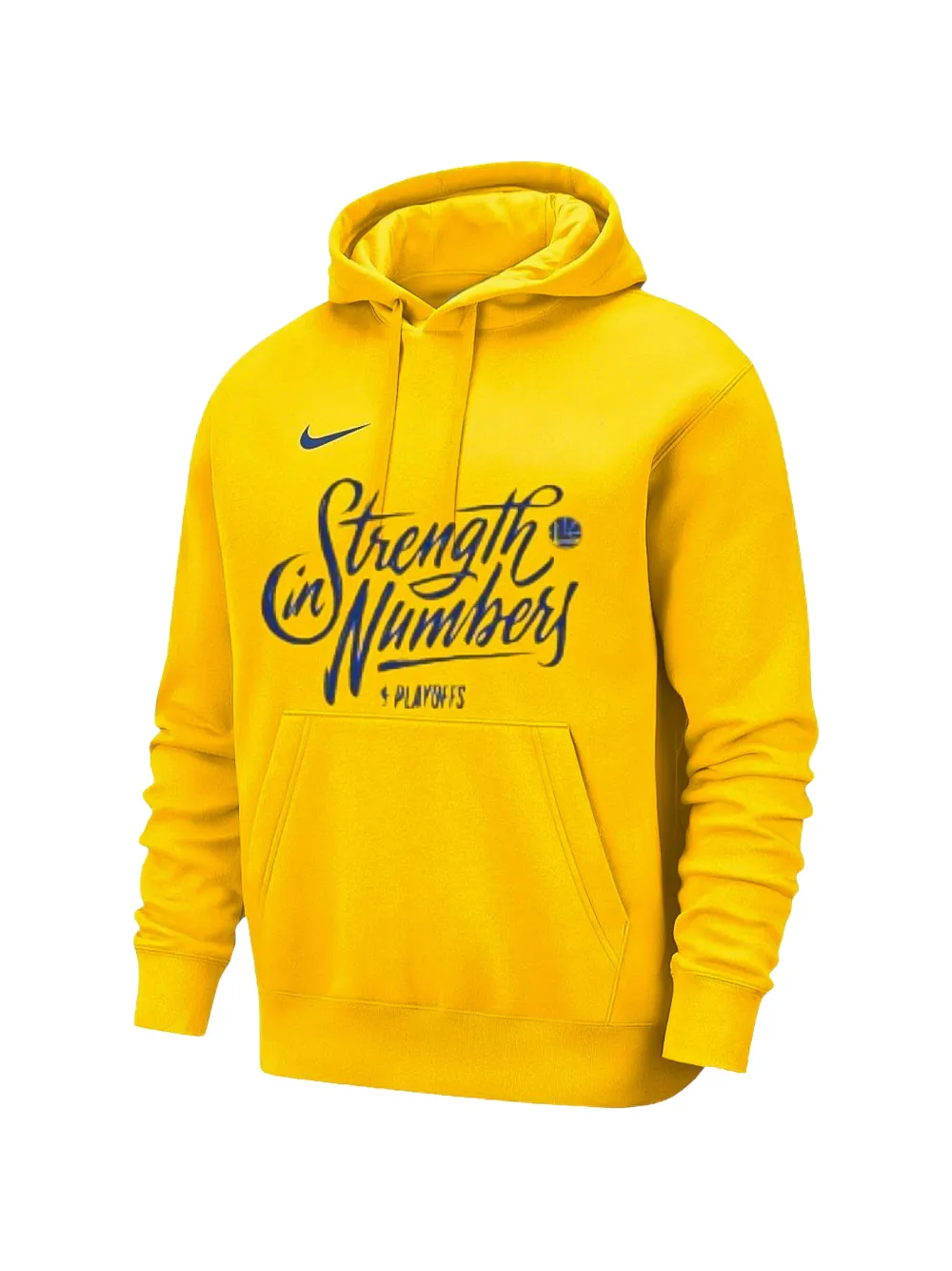 Nike x NBA Hoodie mit Logo-Print - Gelb