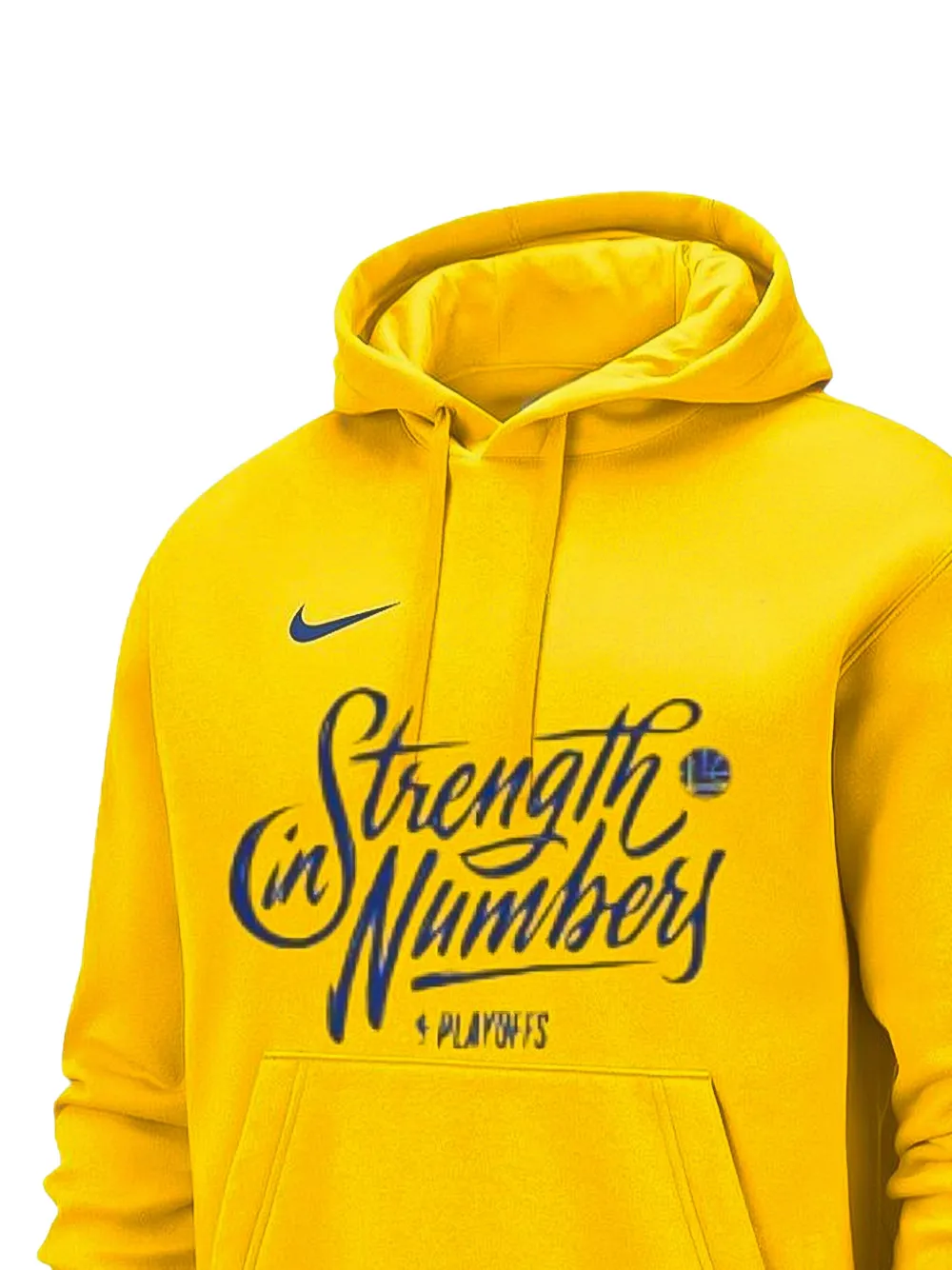 Nike x NBA hoodie met trekkoord en logoprint Geel