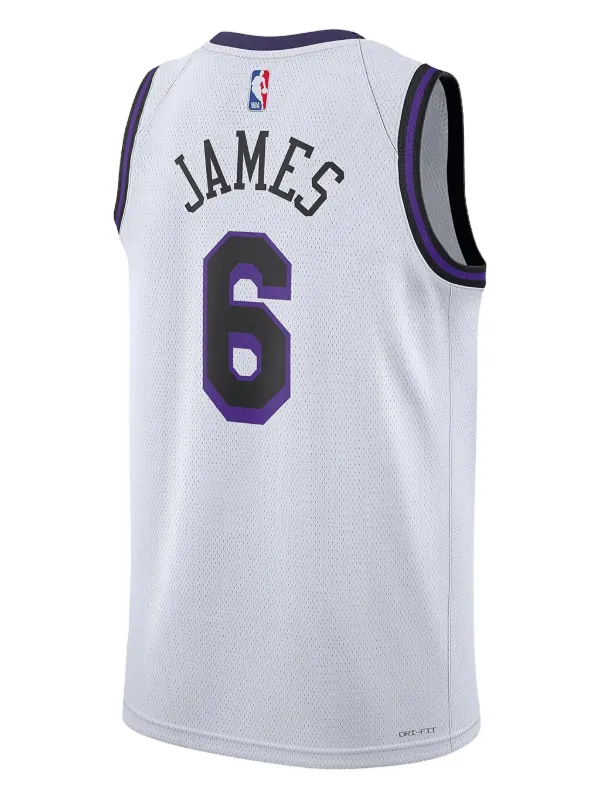 Nike LeBron James Los Angeles Lakers City Edition Tank Top White