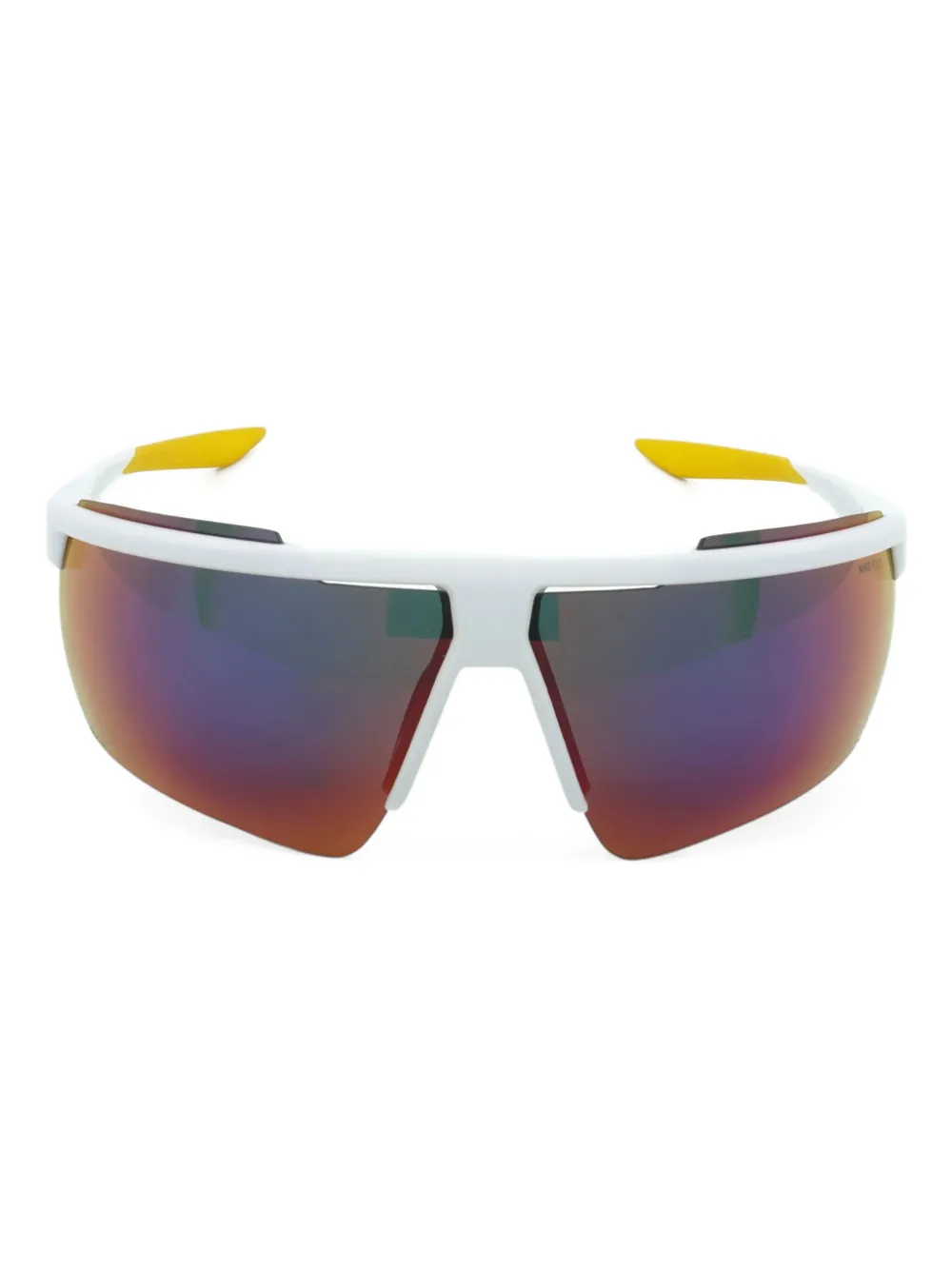 Nike lentes de sol con armazón estilo parabrisas | blanco | Image 1