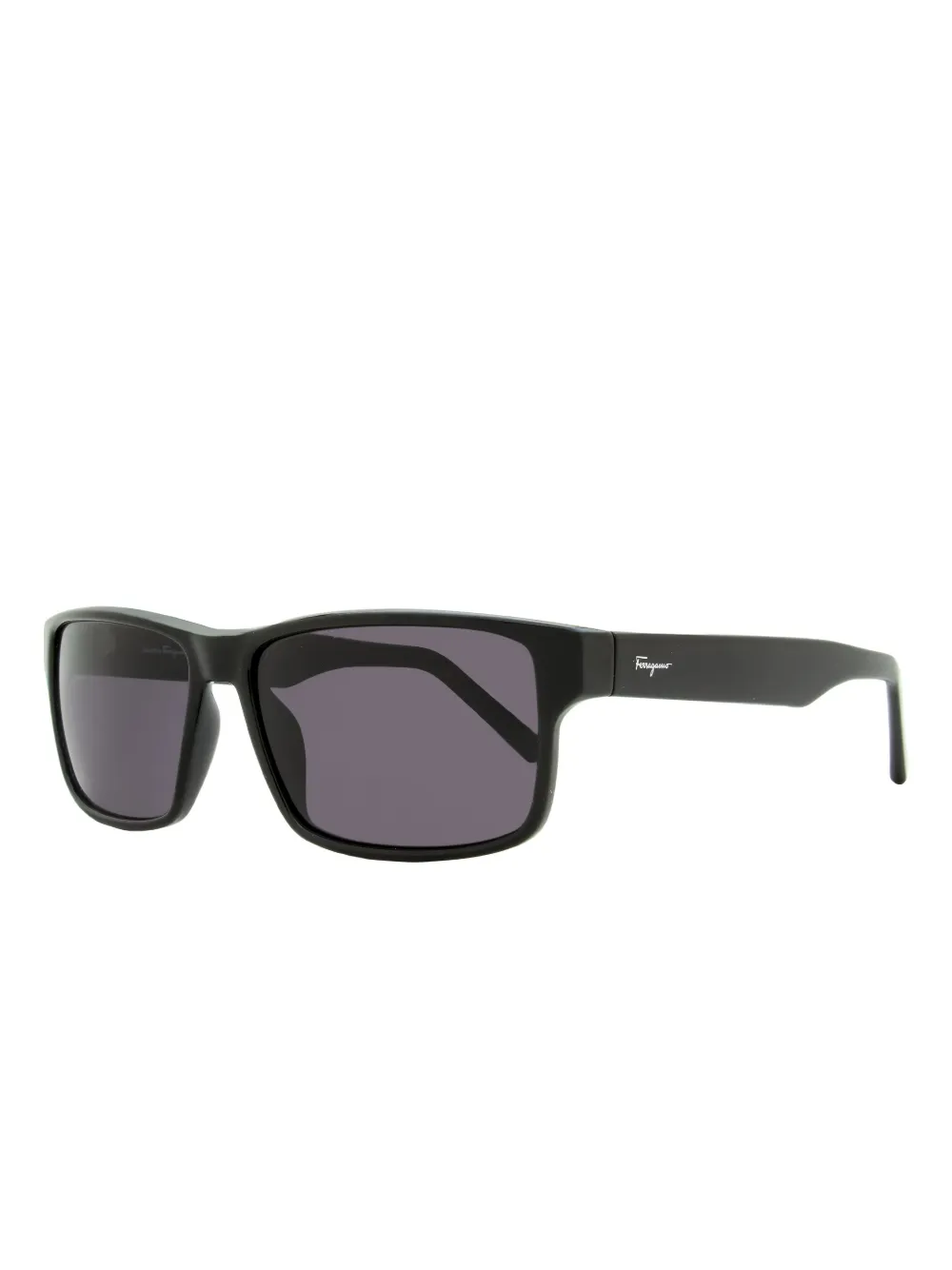 Ferragamo Eyewear 960 Rectangle-frame Sunglasses In Black