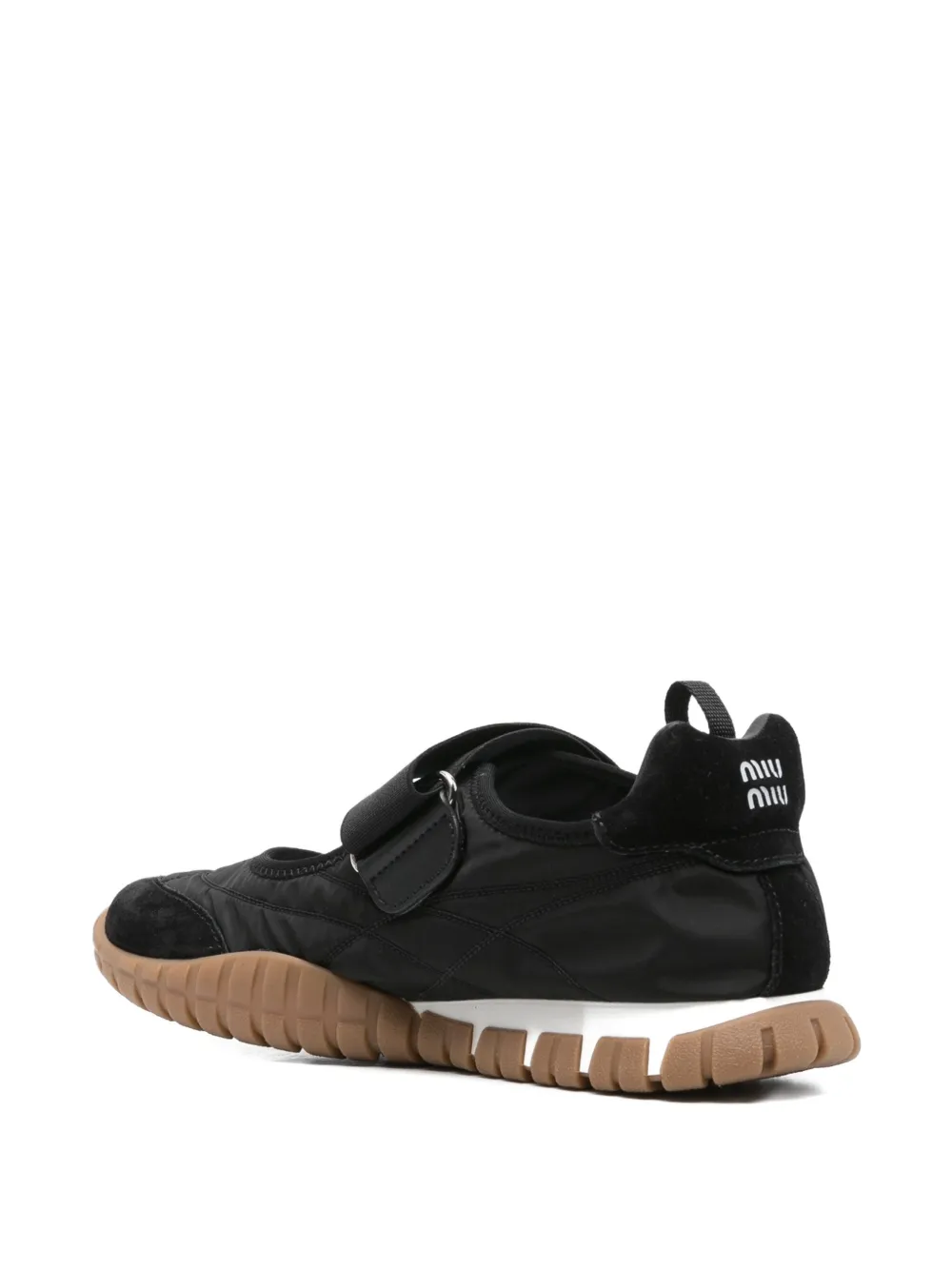 Miu Tyre ballerina's Zwart