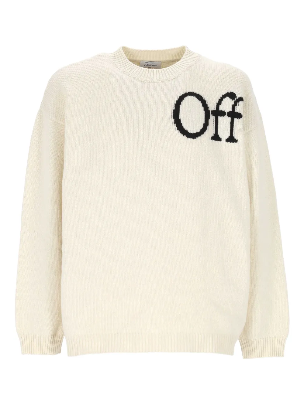 Off-White ロゴ セーター - ニュートラル Off-White ロゴ セーター - ニュートラル