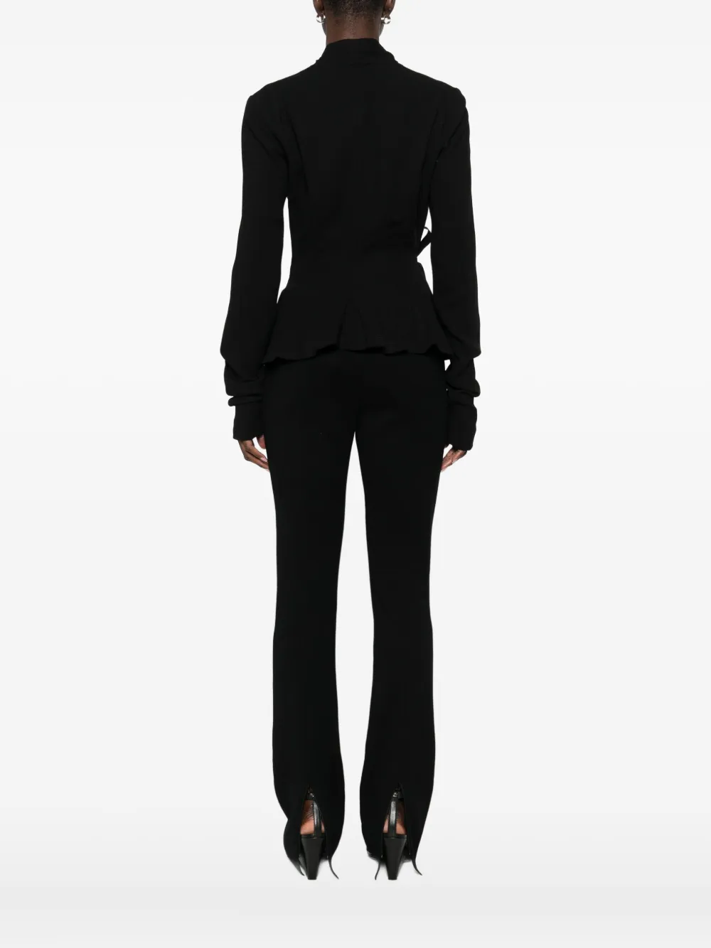 Rick Owens Wool Jacket In Black