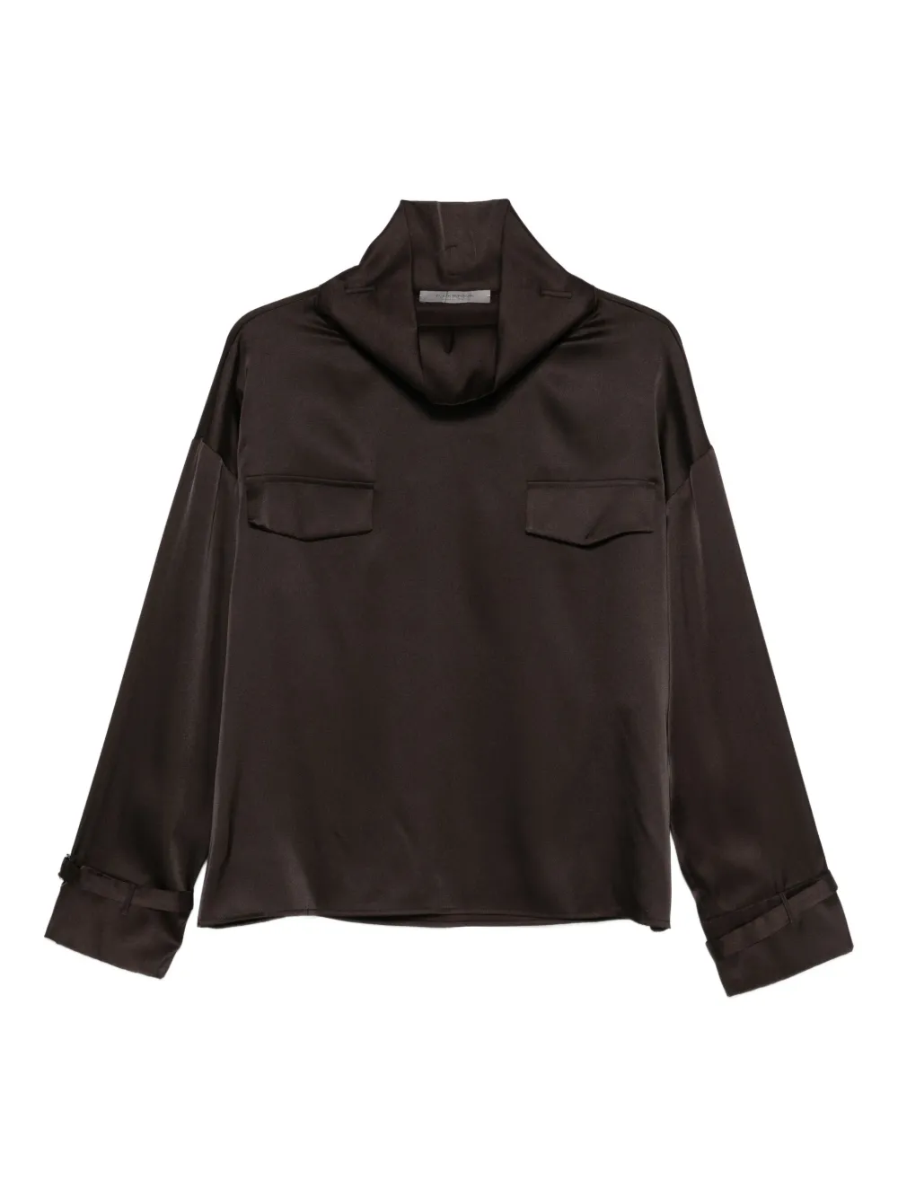 D.Exterior パネル ブラウス - ブラウン