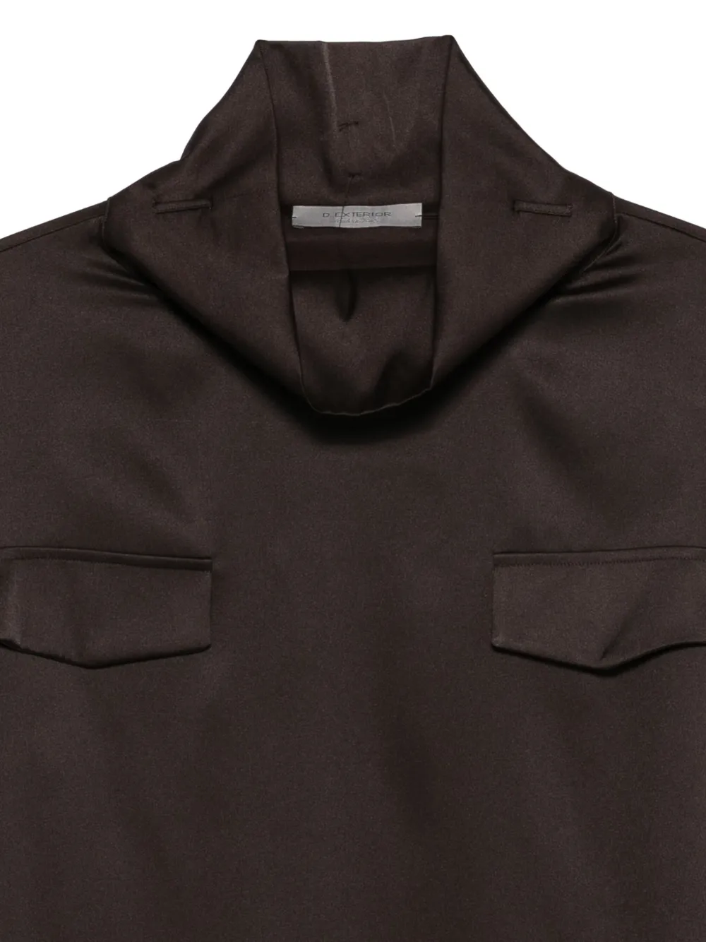 D.Exterior Blouse met vlakken Bruin