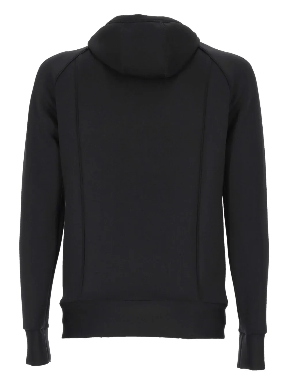 Valentino Zip-up Hoodie In Black