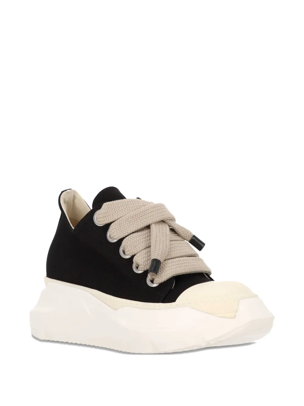 Rick Owens Drkshdw Toe-cap Lace-up Sneakers In Black