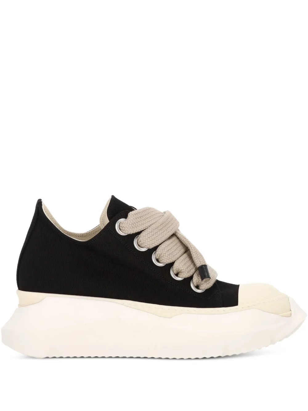 Rick Owens Drkshdw Toe-cap Lace-up Sneakers In Black