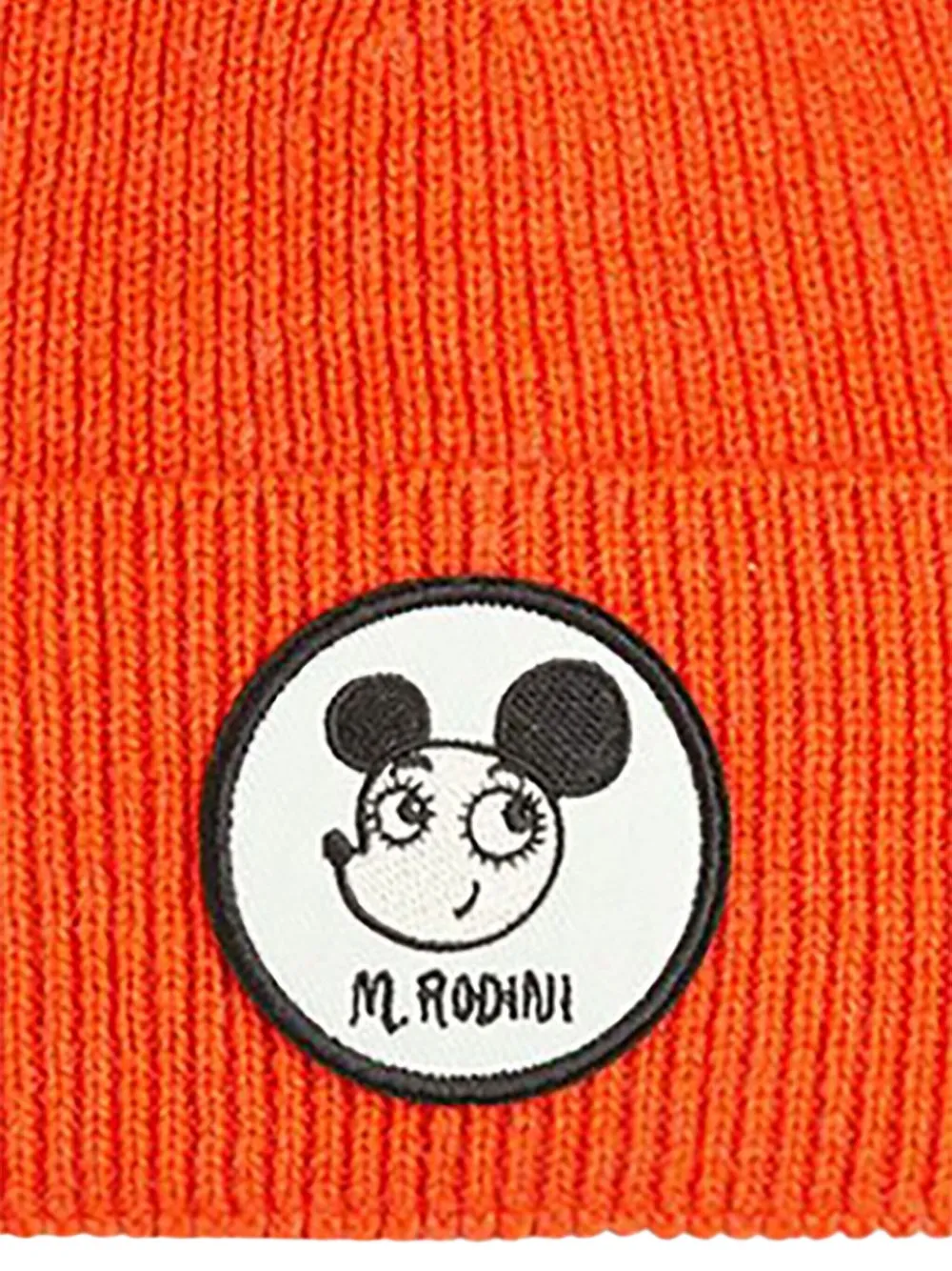 Mini Rodini Muts met logopatch Oranje