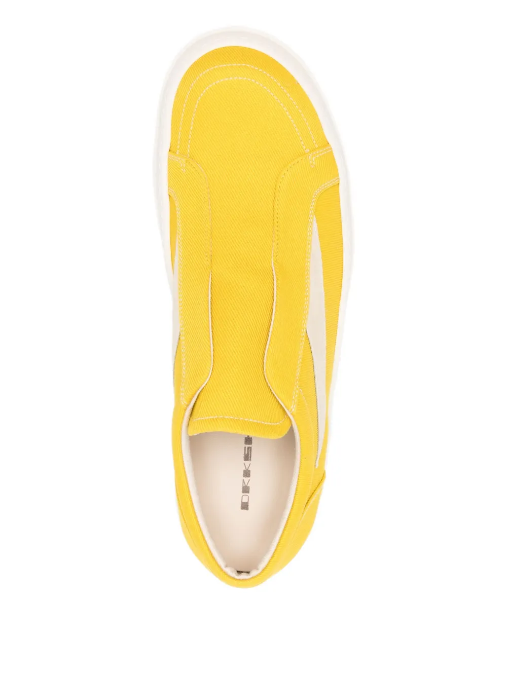 Rick Owens DRKSHDW Slip-on sneakers Geel