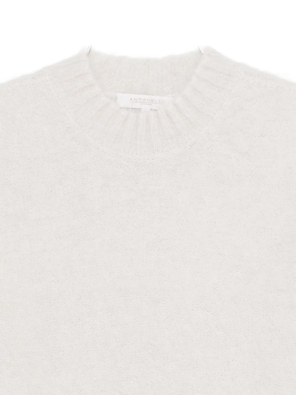 Antonelli Alpaca Wool-blend Jumper In White
