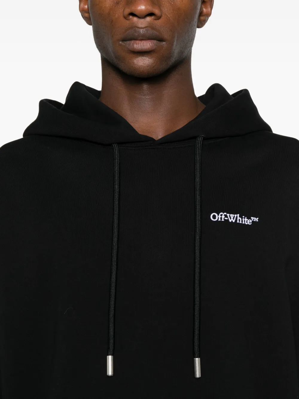 Off-white Long-sleeved Sweatshirt In Black