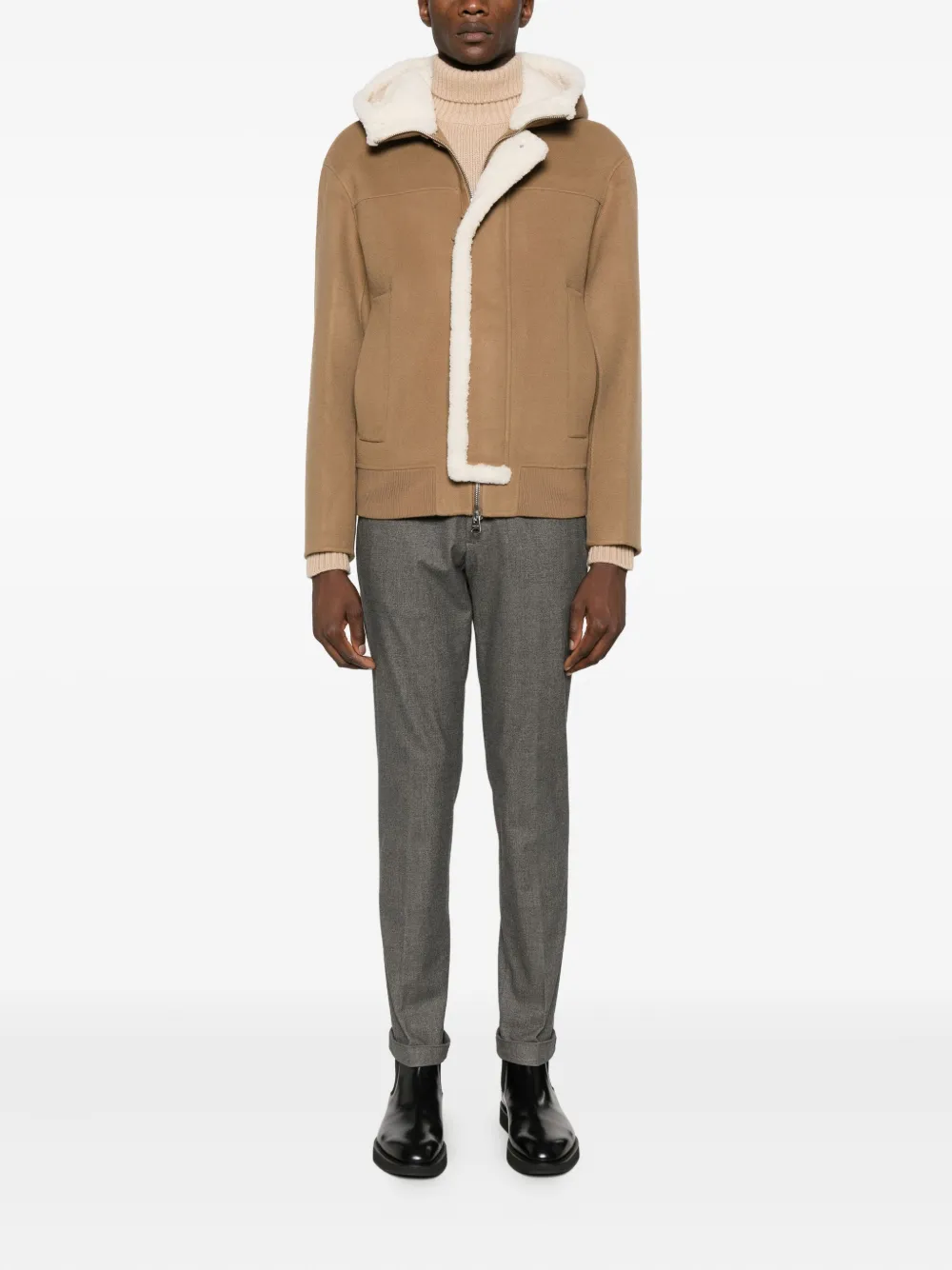 Briglia 1949 Calça com efeito amassado | Calça de alfaiataria | Image 2