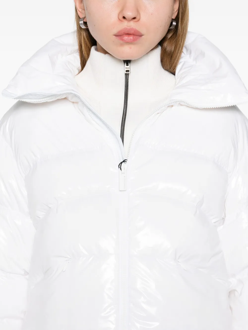 Colmar Zip-up Puffer Jacket In White