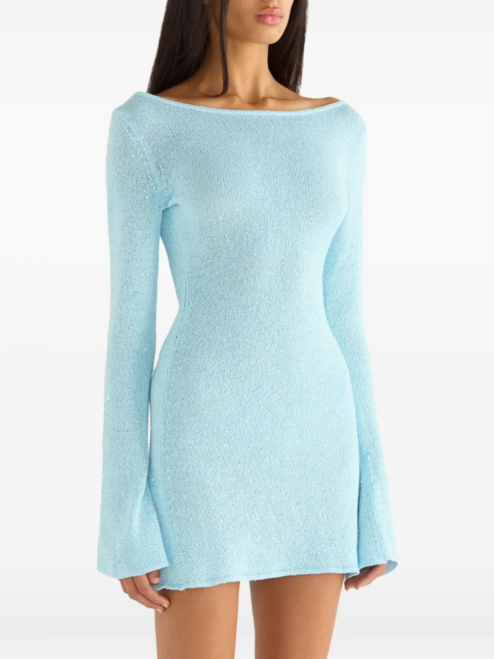 Maya Long-Sleeve Mini Dress
