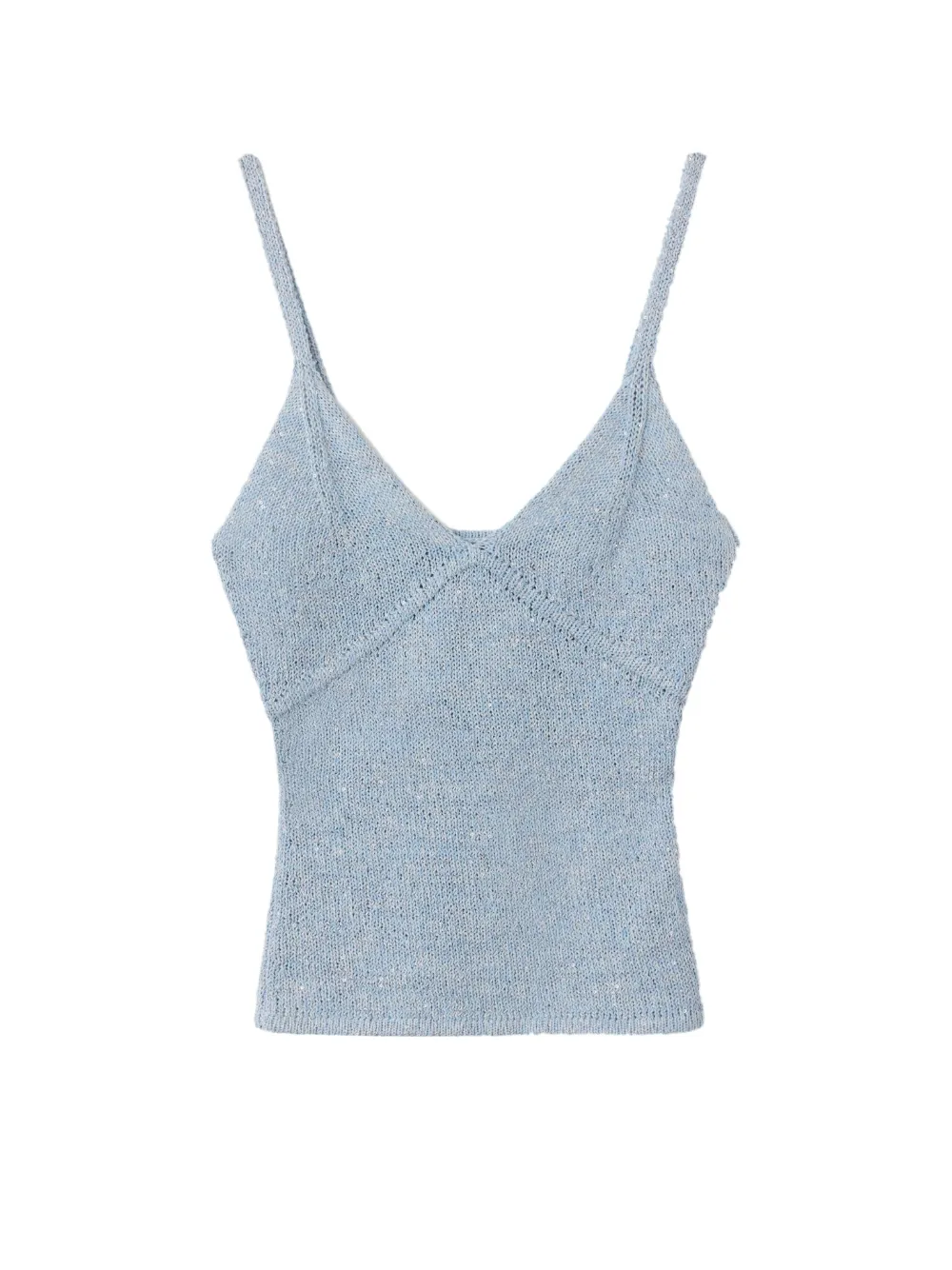 Asta Resort Top Carolina con scollo a V - Blu