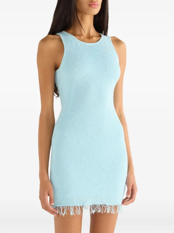 princess polly baby blue dress Asta Resort Ana Baia Blue Sequin Knit Maxi Dress main image 1