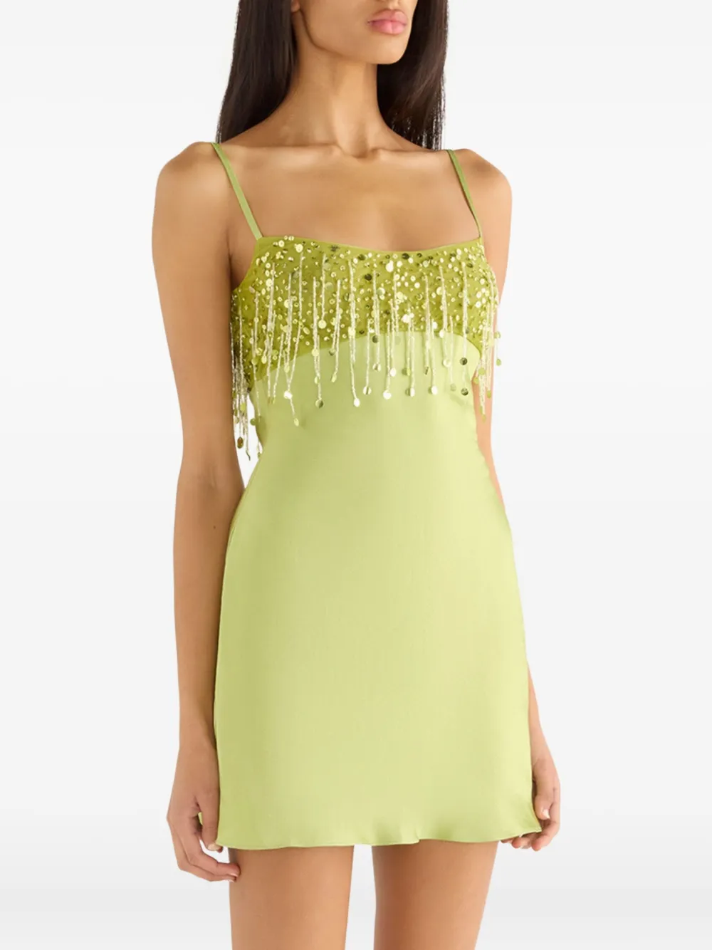 Yasmin hand beaded mini dress