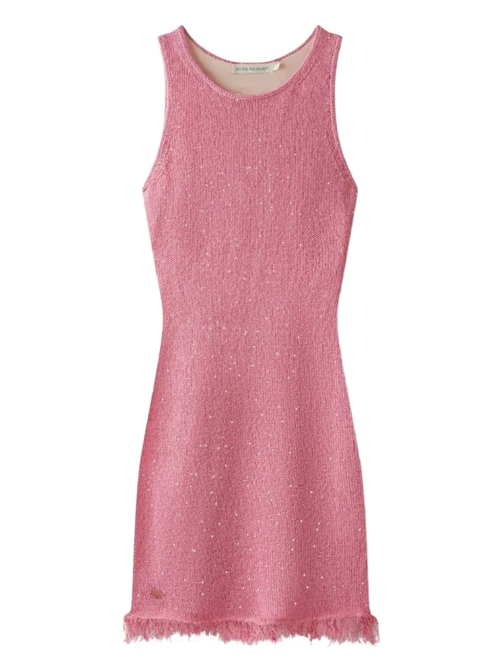 Asta Resort Natalia fring-hem mini dress | Pink | Image 1