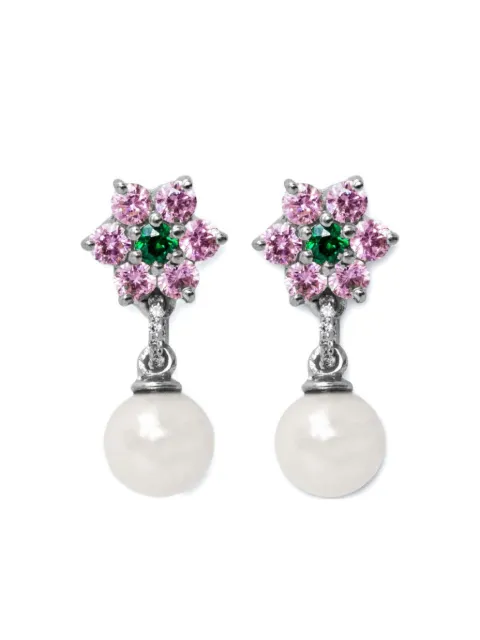 VEERT aretes con perlas de agua dulce