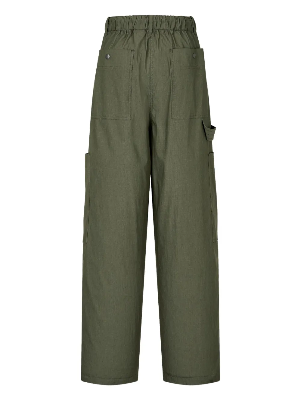 Studio Tomboy Ripstop Cargo Pants In Green