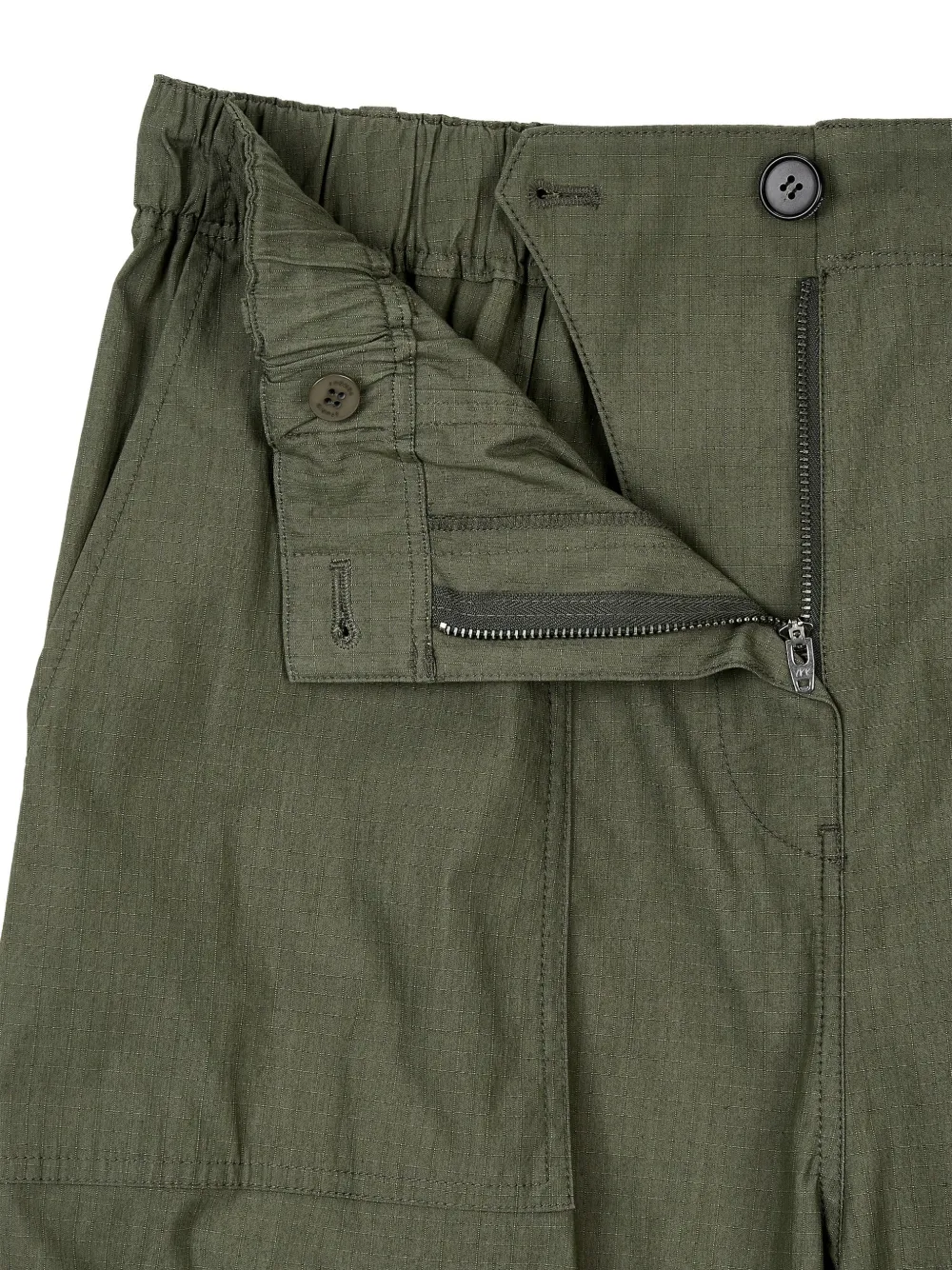 Studio Tomboy Ripstop Cargo Pants In Green
