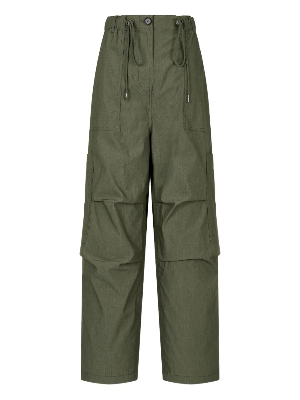 Studio Tomboy Ripstop Cargo Pants In Green