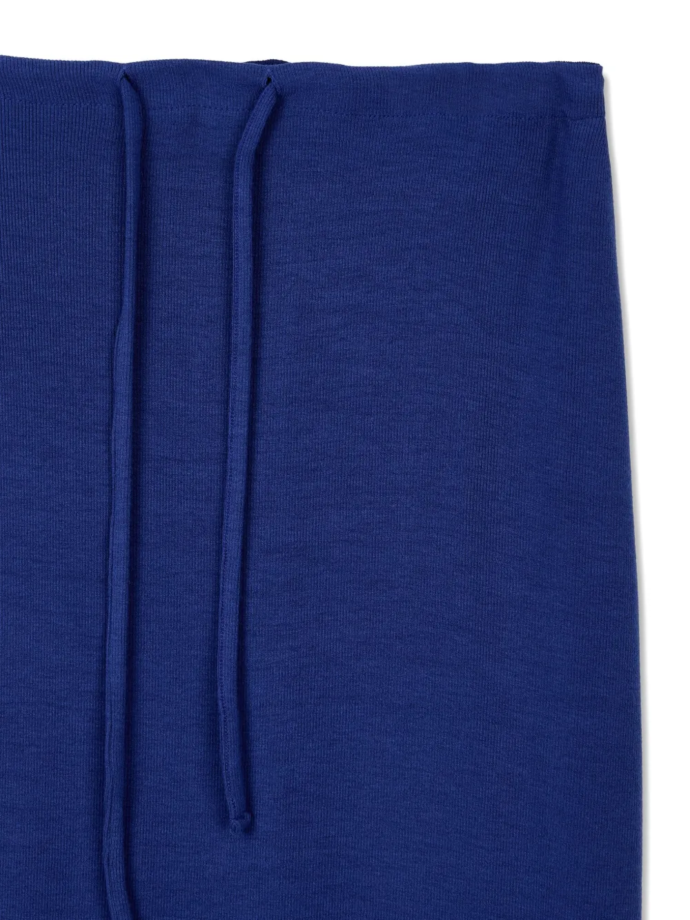 Studio Tomboy Back-slit Long Skirt In Blue