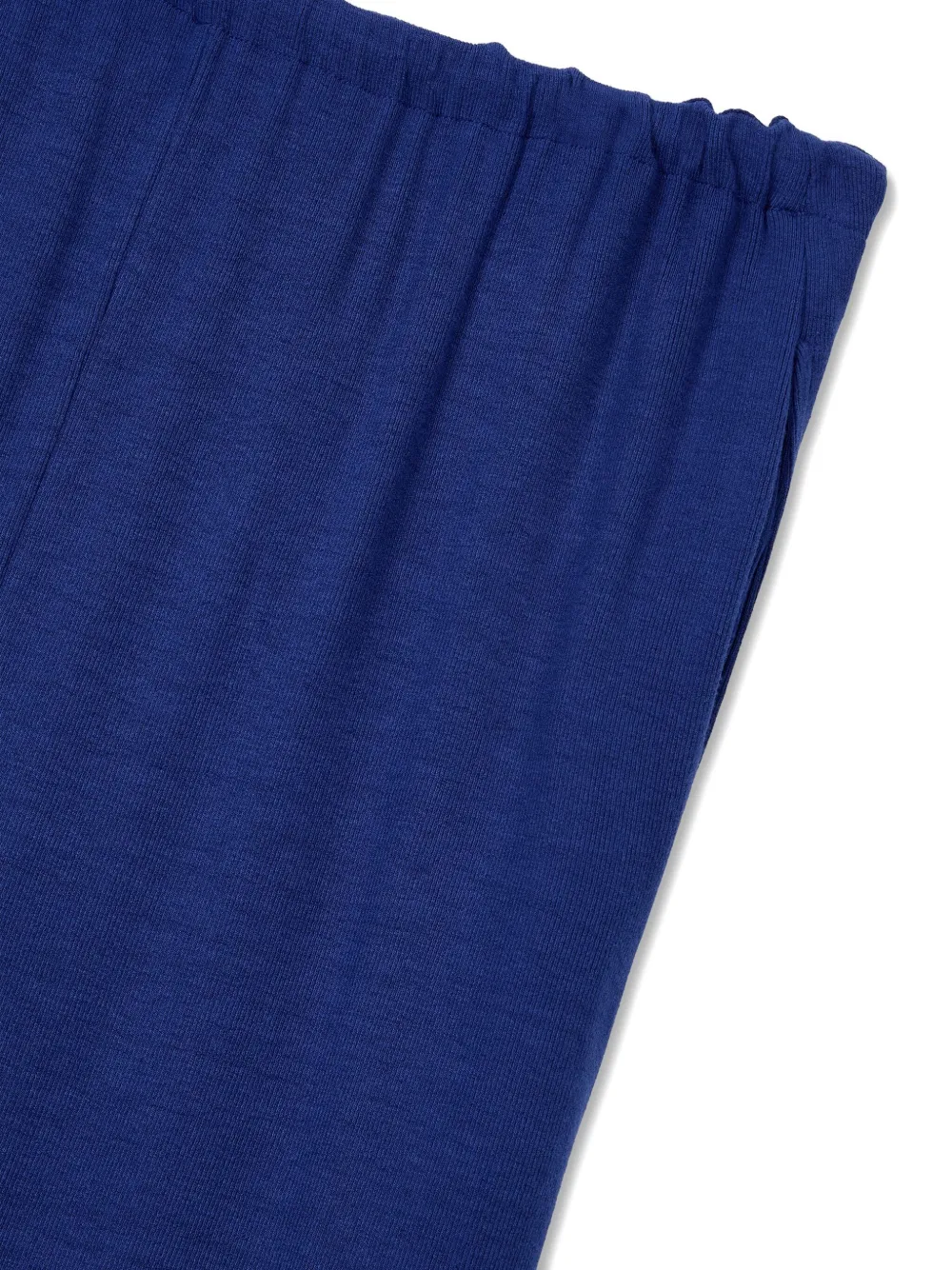 Studio Tomboy Back-slit Long Skirt In Blue