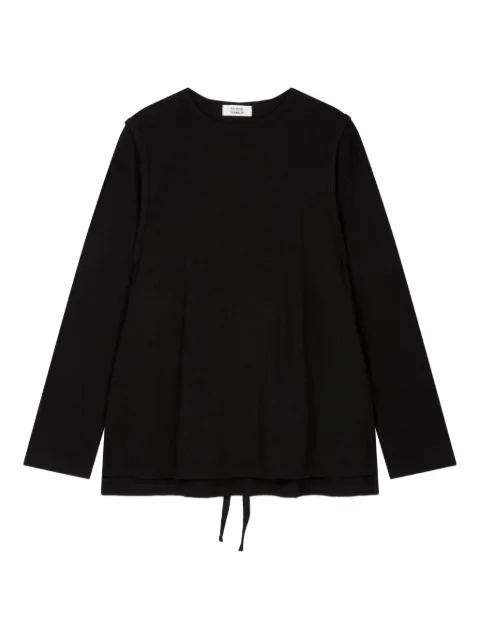 TOMBOY playera manga larga con diseño cruzado