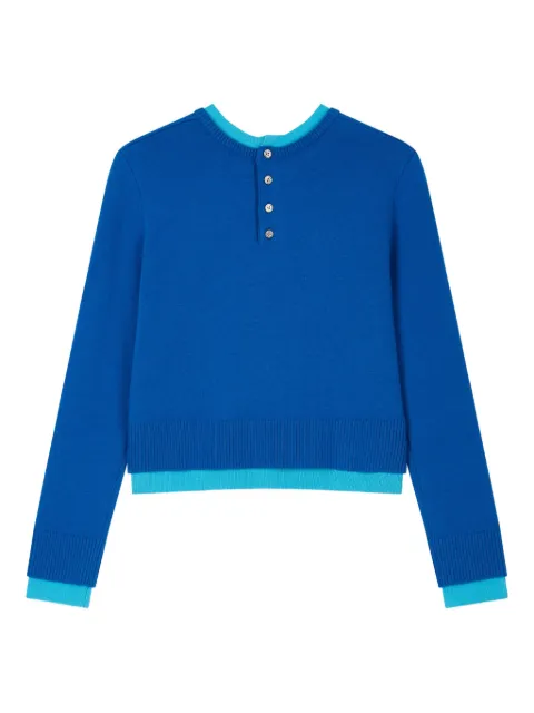 STUDIO TOMBOY skiktad tröja med rundad hals