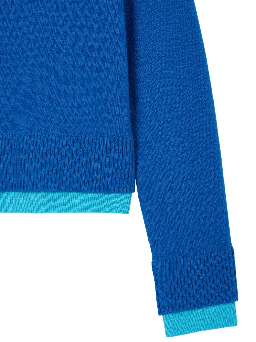 STUDIO TOMBOY Gelaagde trui met ronde hals Blauw