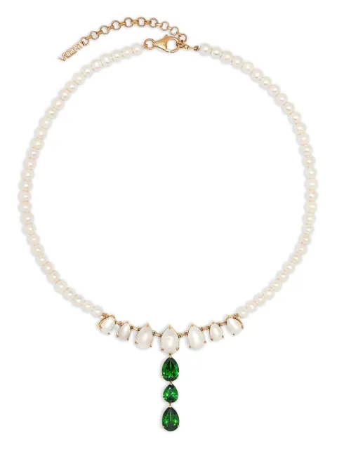 VEERT collar en oro amarillo de 18kt con perla