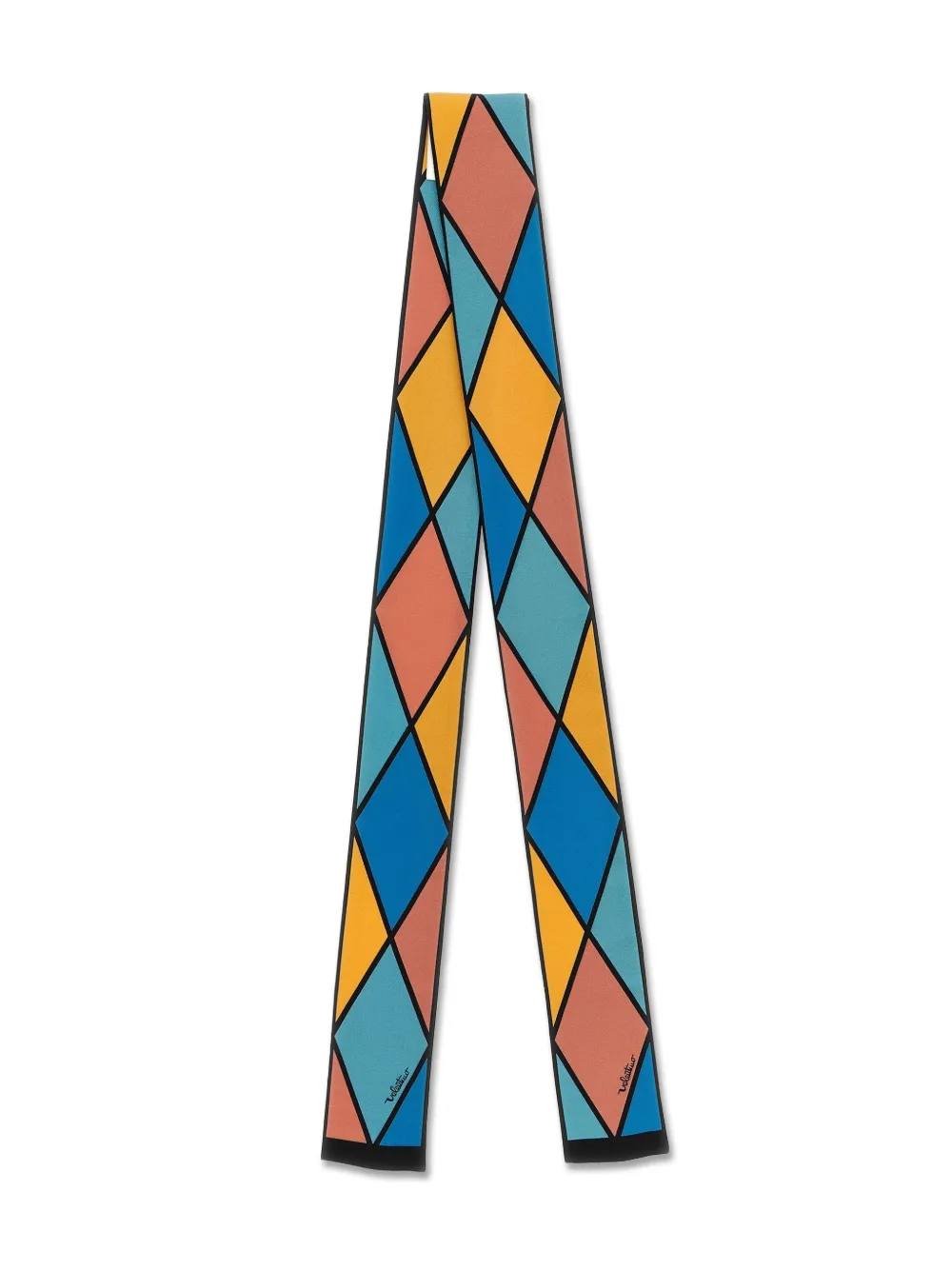 Valentino Garavani rhombelle-print scarf | Blue | Image 1
