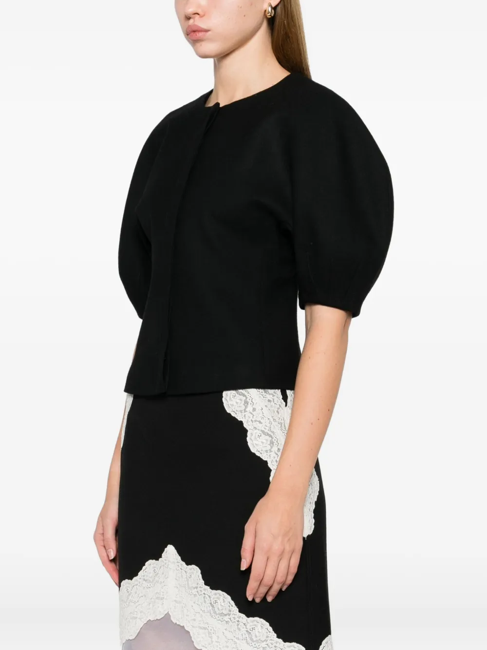 Gabriela Hearst Shirt met pofmouwen Zwart
