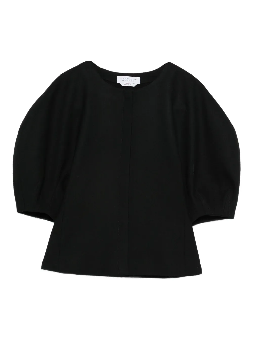 Gabriela Hearst puff-sleeve blouse - Nero