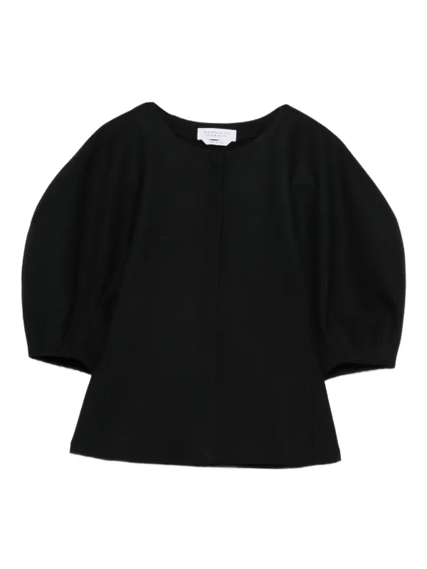 Gabriela Hearst Puff-sleeve Blouse in Black